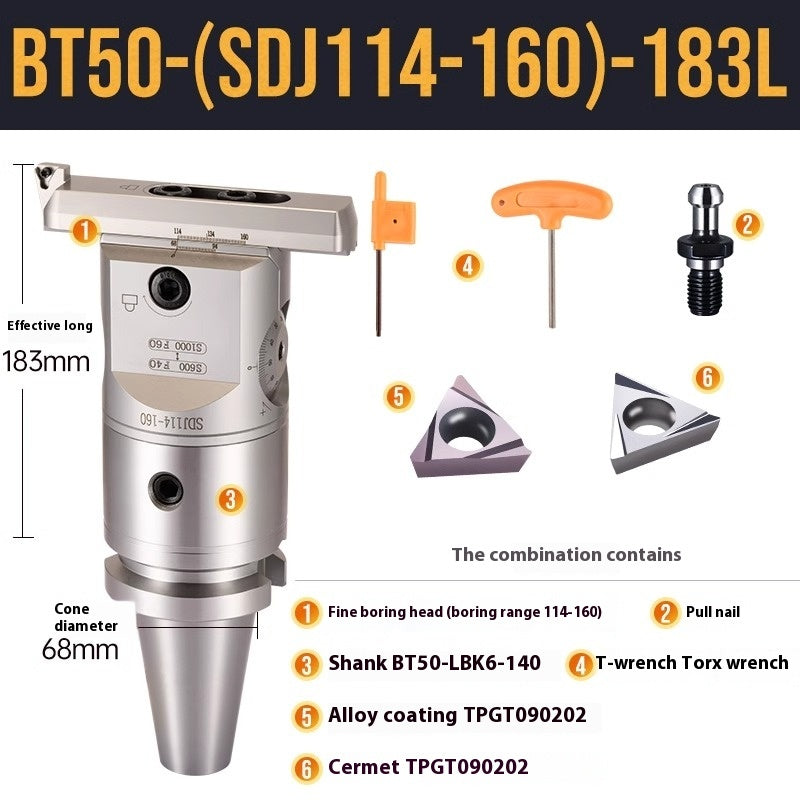 1072-SDJ Fine Boring Tools Fine Boring Heads Adjustable BT40 Fine Boring Tools Set Machining Center Small Bore Fine Boring Tools Shandong Denso Pricision Tools Co.,Ltd.